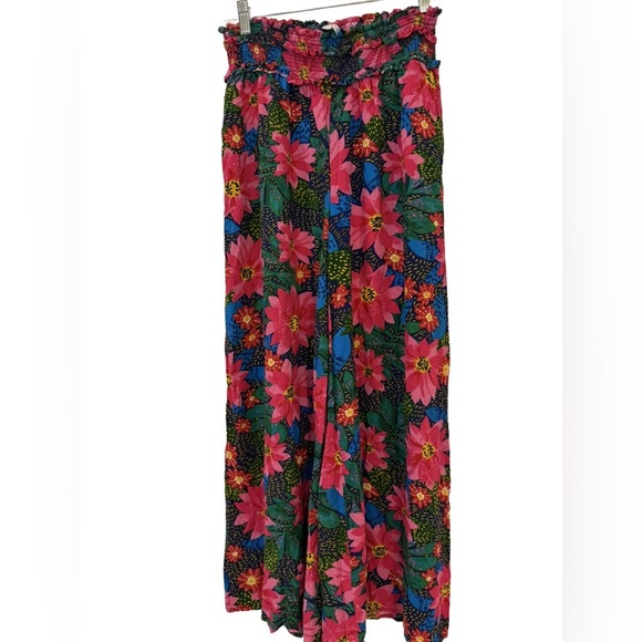Patrons Of Peace BOHO Palazzo pants in Floral. Size Medium - Picture 1 of 7